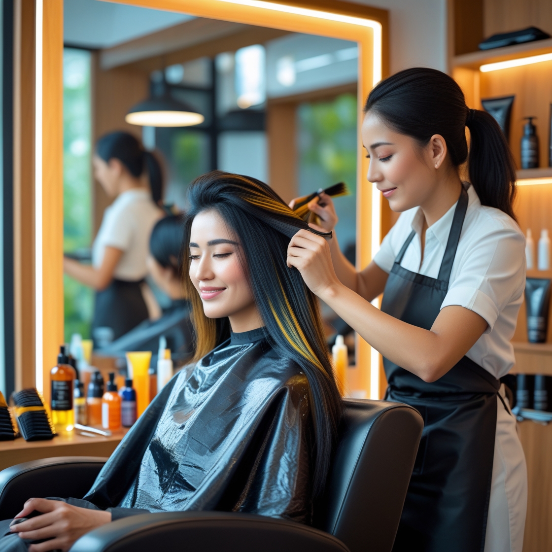 Female haircut (सैलुन सेवा महिला)